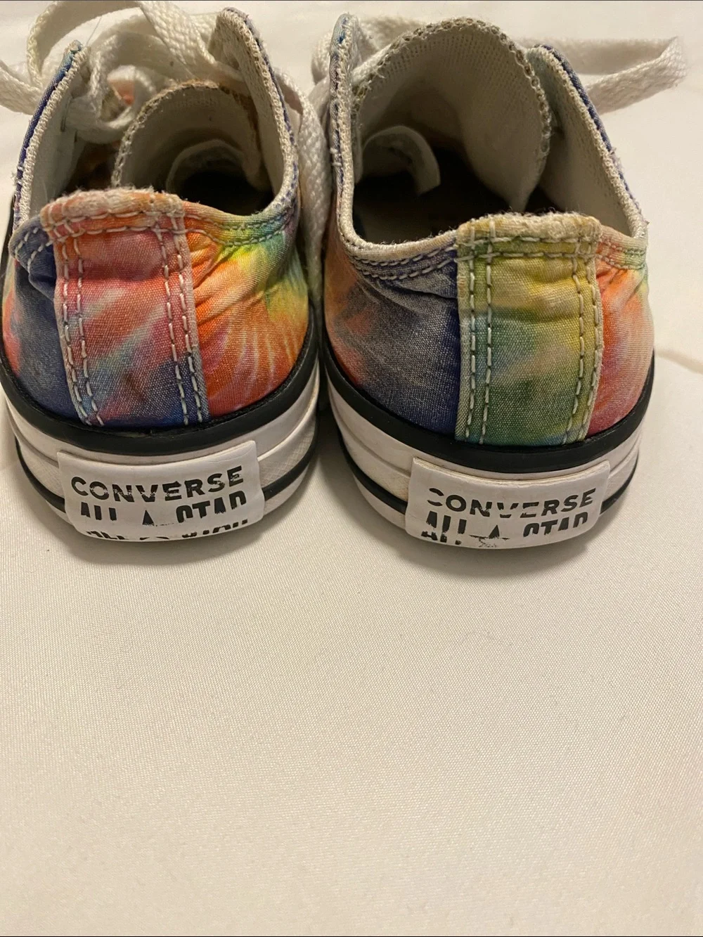 Converse Kids Low Top Tie-Dye Sneakers - Rainbow 12